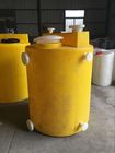 Depolama ve Karışım İçin Silindirik Kimyasal Dozaj Tankı Mc 1,500 Litre Food Grade