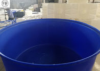 M5000L Rotomolding Ürünleri, Üstü Dairesel Mavi 1300 Galon Aquaponics Su Deposu