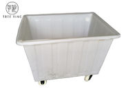 450kg Yük Poly Box Kamyon, Boya Sanayii İçin Tekerleklerde Plastik Çamaşır Kutusu 450 L