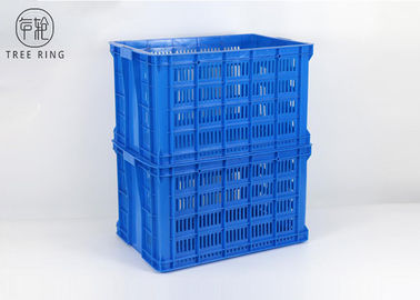 Meyve ve Sebzeler İçin Büyük Ağır Hizmet Tipi Plastik Kasalar 705 * 480 * 405 Mm C700