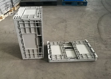 PE 50 Litre Katlanabilir Plastik Kasa, Duvar Tipi Depolama Plastik Havalandırmalı Kasalar