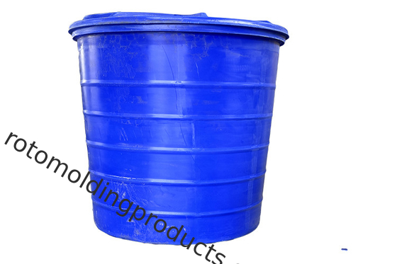 1500Gallon Polyethylene Ltd. Açık Top Yuvarlak Havuz Yağmur Toplama için 6000litrelik kutular