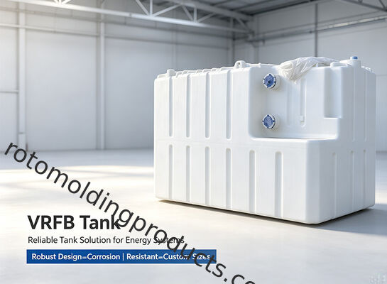 45 M3 Rotomolding Ürünleri Vanadyum Akış Pil (VRFB) Rotomolded Elektrolit Depolama Tankı