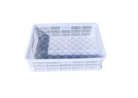 HDPE Delikli Plastik Tepsiler Ekmek ve Balık İçin Katlanabilir Plastik Kasa 600 * 420 * 145