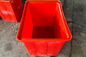 Aquaponic Balık Fram için Kırmızı Ağır 160L Plastik Geri Dönüşüm Kutuları Su Deposu