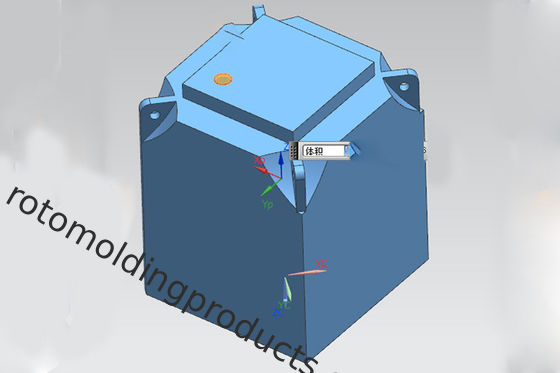 Özel Rotomolding PE Suyla Doldurulmuş Ballast Blokları Geçici Çitlerin Güvende Kalması İçin Istikrarlı